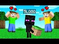 We Found A BABY ENDERMAN In Minecraft! (Pet)