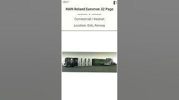 For Sale: MAN Roland Euroman 32 Page Heatset Web Offset Press