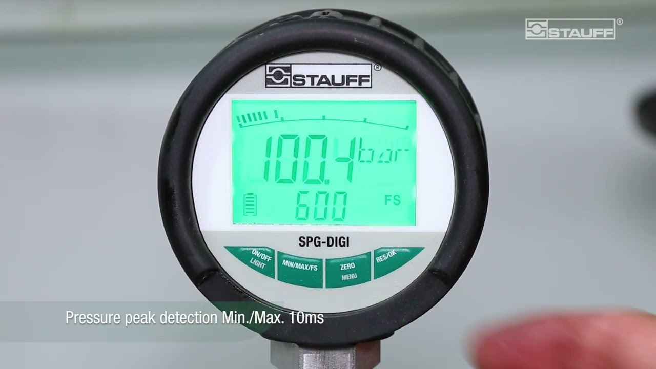 STAUFF SPG DIGI Digital Pressure Gauge