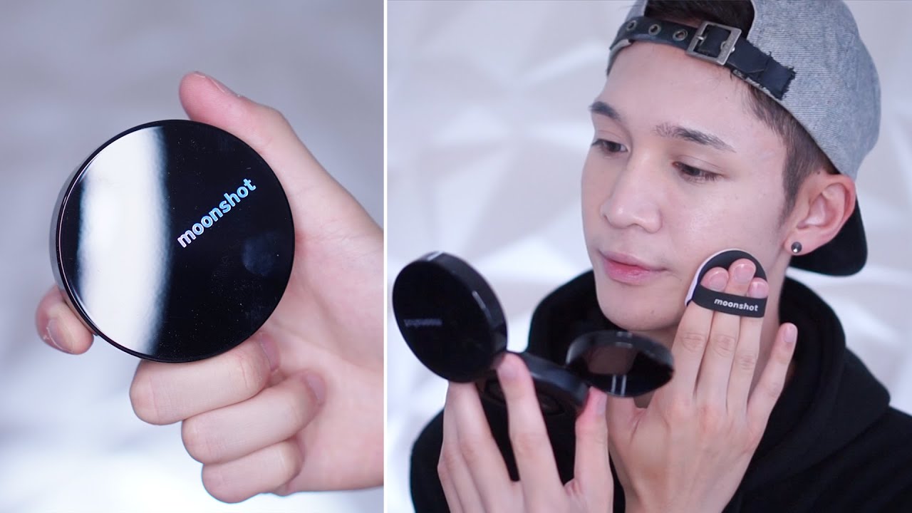 GD moonshot G-DRAGON ジードラゴン クッション ファンデ G-DRAGON CUSHION!? Moonshot Microfit Cushion Review - YouTube