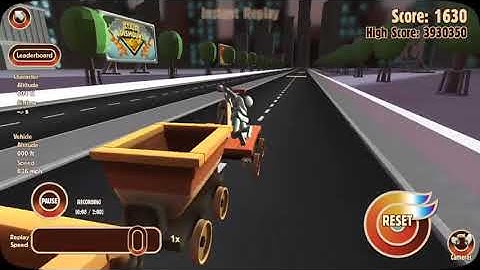 Turbo Dismount replay: 481050 points on Skid Marks! #turbodismount