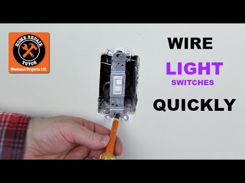 How to Wire a Light Switch (5 Smart Tips You Should Know) -- by Home Repair  Tutor 