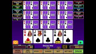 Video Poker Multi Pro - Deuces Wild screenshot 2