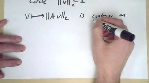 Scientific Computing 09 -- Matrix Norms