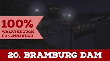 Return to Castle Wolfenstein Walkthrough (All Secrets,I am Death Incarnate) part 20 BRAMBURG DAM