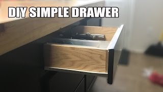 DIY SIMPLE BUTT JOINT DRAWER | FULL TUTORIAL VIDEO