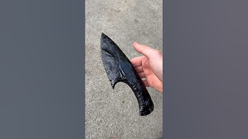 Making an Obsidian Full-Tang Knife