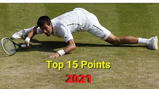 Top 15 Best Tennis Points of 2021 (with my narration)| Top 15 Mejores Puntos del Tenis de 2021 by Maxtennis 55,512 views 2 years ago 7 minutes