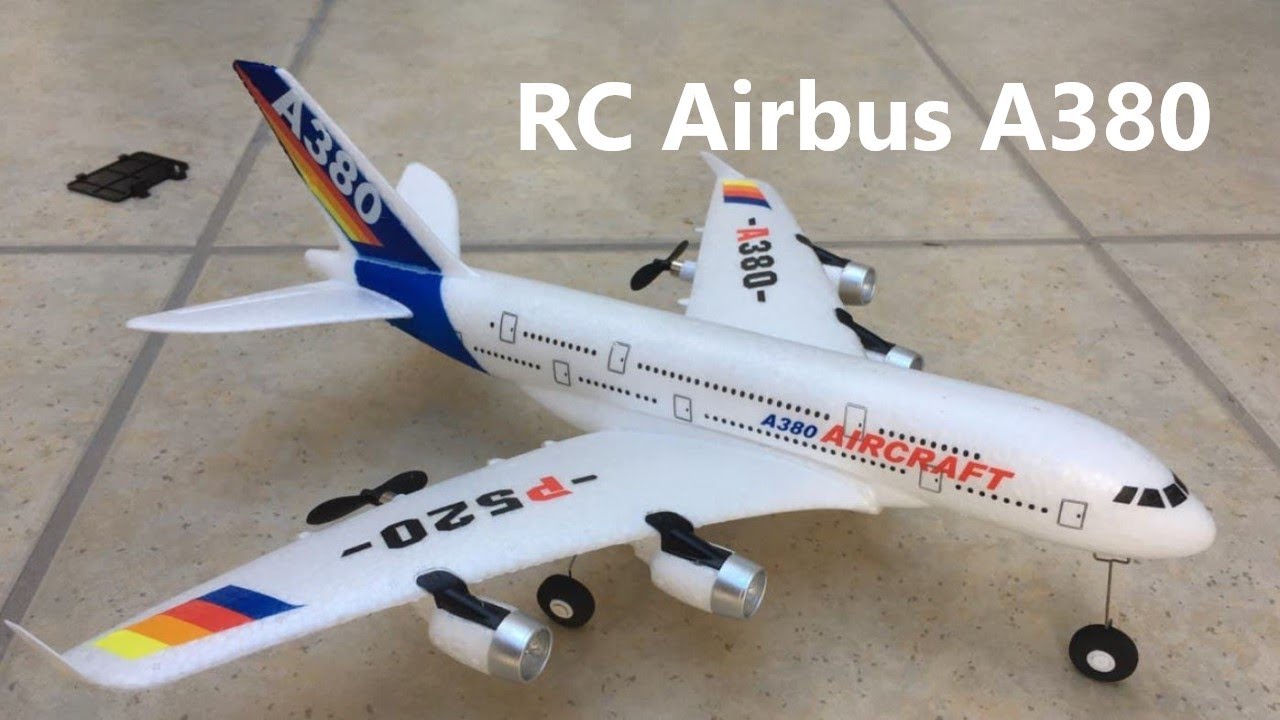 RC aircraft Airbus A380 P520 with Aliexpress - YouTube