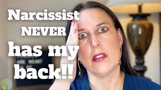 My partner won't defend me! | He never has my back!
