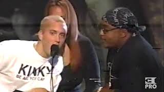 Eminem Presenting Award To DMX in 1999 - mtv music awards eminem