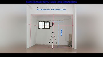 Review Kaitian Laser Level Tripod 3D 12 Lines Self-Leveling 360 Horizontal & Vertical Battery Power
