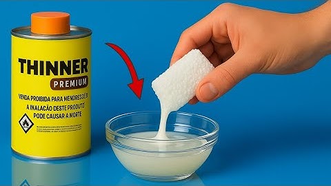 Mix STYROFOAM and THINNER and SEE THE SECRET NO ONE EVER TOLD YOU!