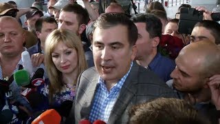Саакашвили вернулся в Украину | ГЛАВНОЕ Саакашвили вернулся в Украину | ГЛАВНОЕ