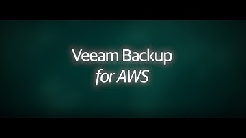 Veeam Backup for AWS — Overview demo