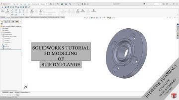 Solidworks Tutorial | 3d Modeling of Slip-On Flange | Piping & Routing Design | ASME B16.5