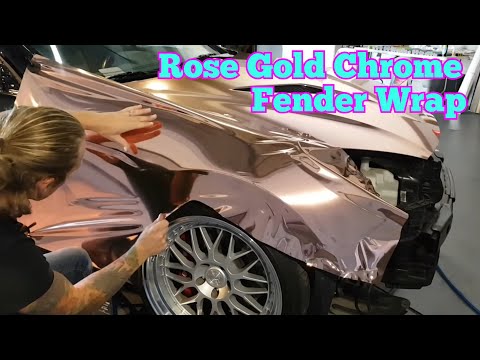 Gold Vehicle Wrap