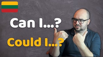 Lithuanian lessons for beginners - Can I and Could I