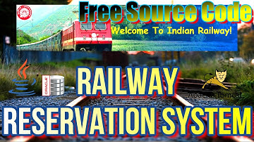 Railway Reservation System Project in java with full source code, JSP, Servlet, Oracle,  Tomcat
