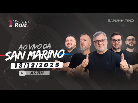 DEBATE RAIZ ESPECIAL: DIRETO DA FIAT SAN MARINO | 13/12/25 #573