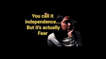 You Call It Independence…But It’s Actually Fear | Avoidant Attachment Explained#healing #psychology