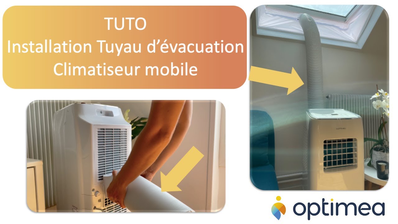 Tuto installation tuyau d'évacuation d'air climatiseur mobile — free download