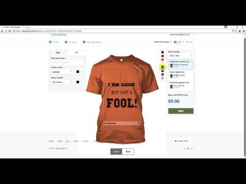 How To Earn Money By designing T-shirt on Teespring and sell