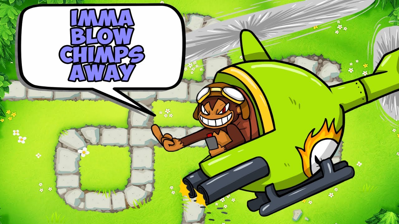 CHIMPS With ONLY Heli!!! BTD6