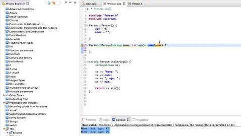 C++Tutorial for Beginners 36   Constructor Initialization Lists