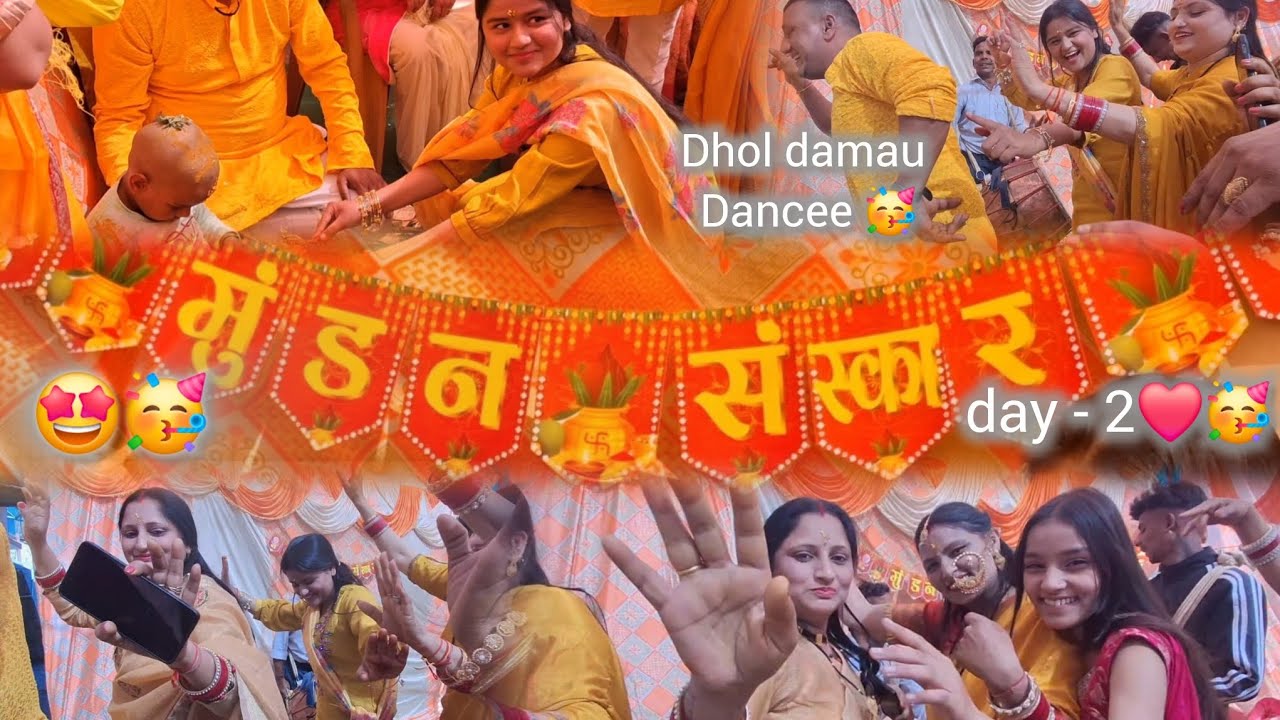 Day - 2 mundan ceremony 🤩🥳