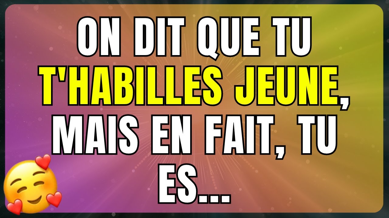 🔮🚨 On dit que tu t'habilles jeune, mais en fait, tu es... | Messages des anges