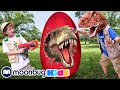 GIANT EGG SURPRISE! | BEST OF @T-Rex Ranch - Dinosaurs For Kids | Explore With Me! | Moonbug Kids