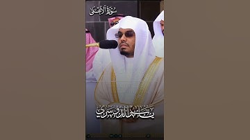 ما تيسر من #سورة_الاعلى | للقارئ الشيخ #ياسر_الدوسري #قرآن