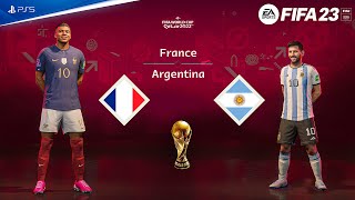 FIFA 23 - Argentina vs France - Qatar 2022™ Final | PS5™ Gameplay [4K60]