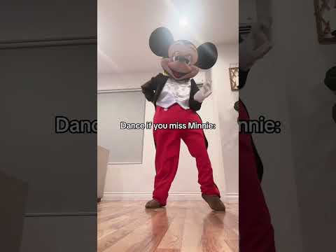 MICKEY dances for MINNIE 😭 #memes #funny