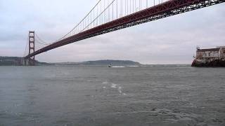Boston Whaler Outrage 22 Under the Golden Gate