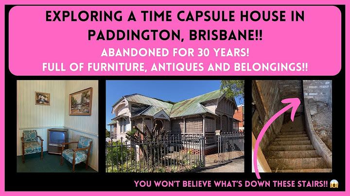 Full tour of 31 Perrott St Paddington- it’s crazy! Full of furniture and belongings after 30 years!