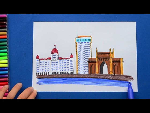 Mumbai Sketch Stock Photos and Images - 123RF