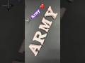 Army ⚔️| beautiful cutting ✂️| #shorts #foamcutting #satisfying #art #asmr #beautiful