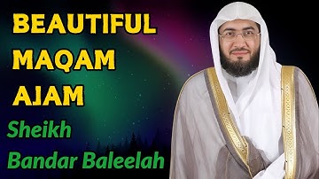 أجمل مقام عجم لن تسمعه أبداً! | سورة آل عمران | الشيخ بندر بليلة #بندر_بليلة #تلاوات #المسجدالحرام