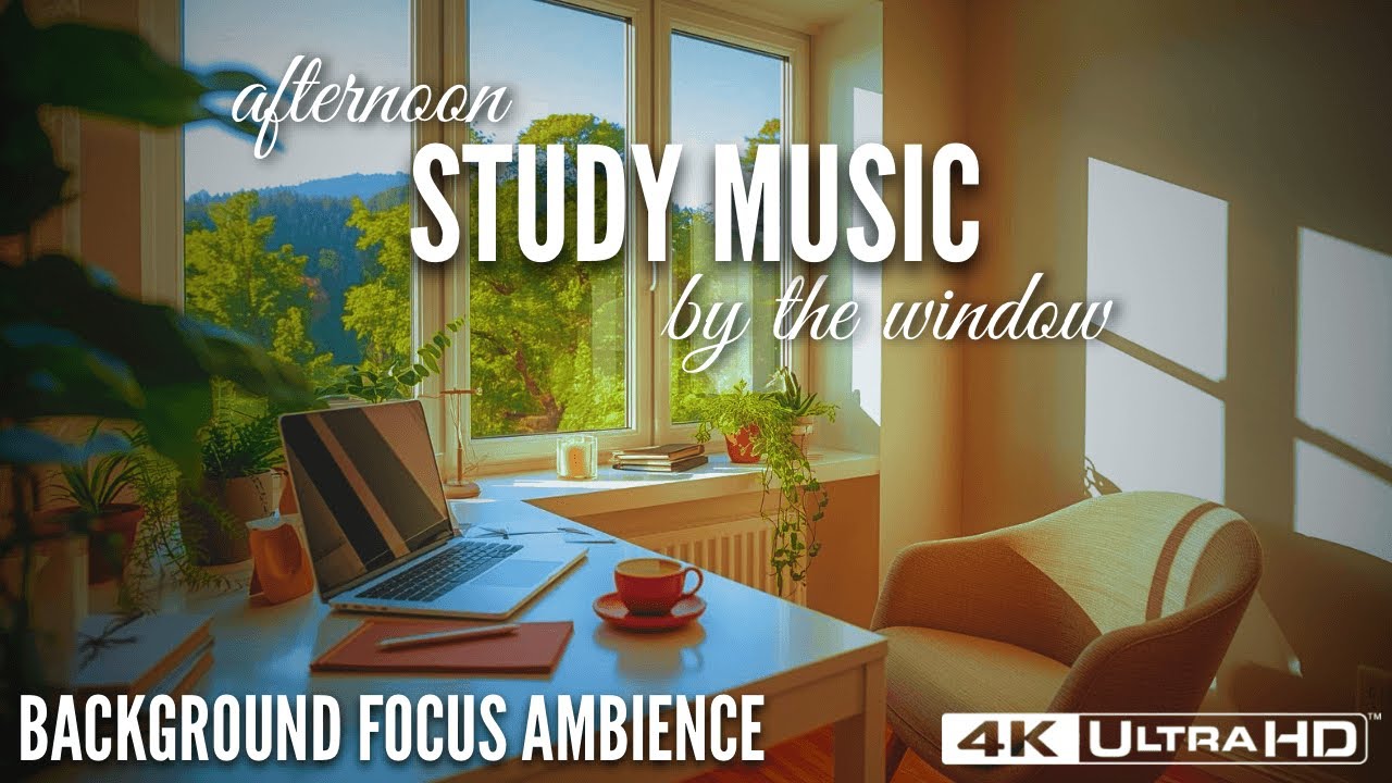 Afternoon Study Music by the Window 🍃 | Peaceful Focus Music for Productivity