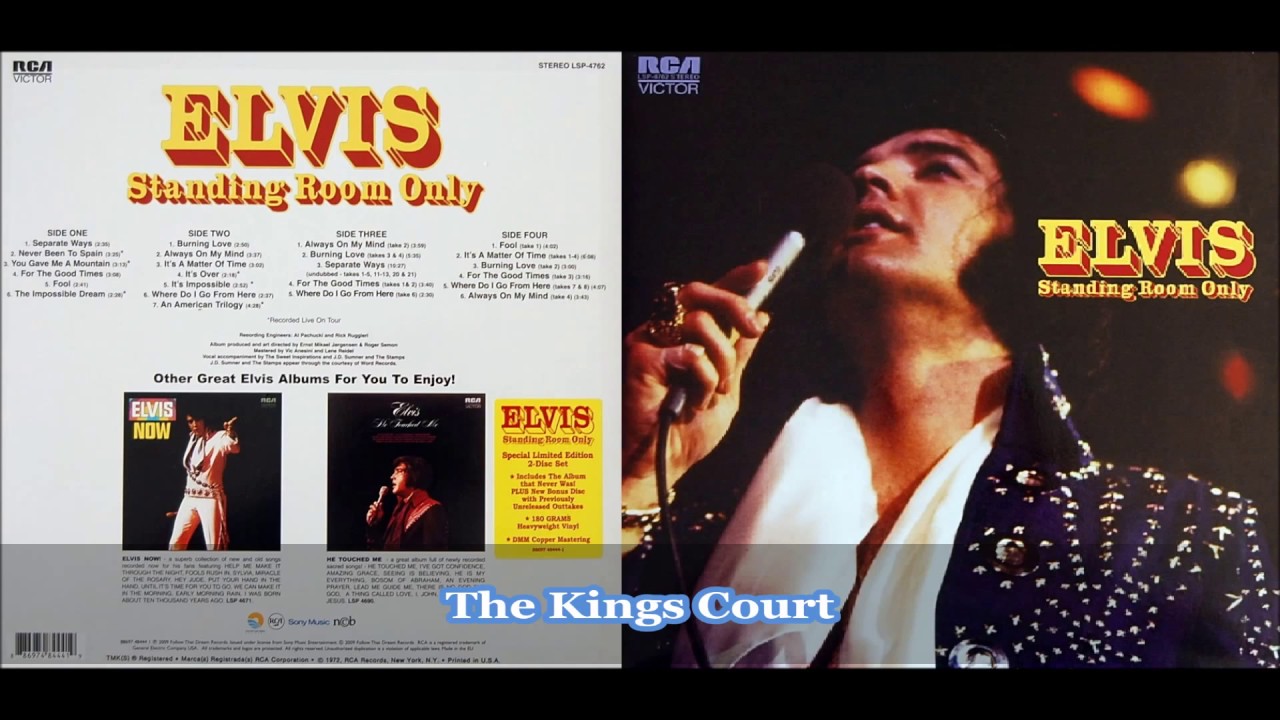 Elvis Presley - Standing Room Only - FTD - Full Album - Vinyl