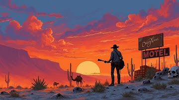 Psychedelic Desert Rock Odyssey | Trip Hop Echoes & Ambient Chillout Vibes ~ Sunset Journey