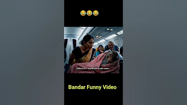 Flight mein soo gya Bandar 😂😂😂 Funny Monkey Video #Bablu #Aivlog #monkeyvlog #ViralAivlog #shorts