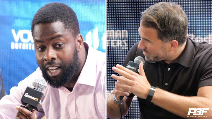 "DON'T START... SILVER SPOON" - EDDIE HEARN AND DILLIAN WHYTE MANAGER MICHAEL OFO GET PERSONAL