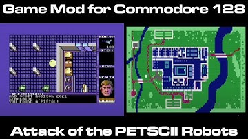 Game Mod for Commodore 128 Attack of the PETSCII Robots
