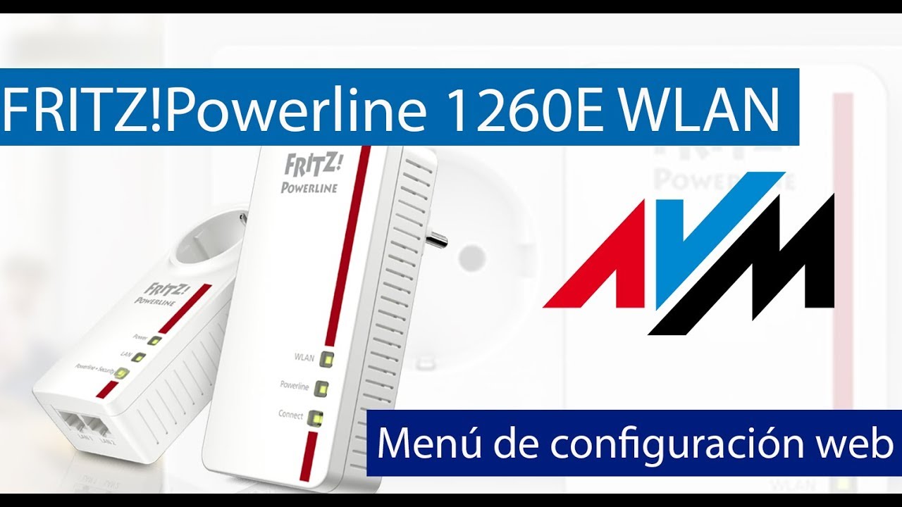 FRITZ!Powerline 1260E WLAN: Interfaz de configuración web 