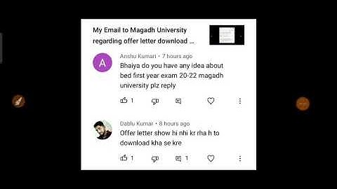 Magadh University BEd first/Second Year Exam Date/Magadh University Spot Admission 2021/MUUpdateNews