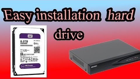 How to install hard drive in hikvision NVR DVR | hikvision hindi/urdu/english