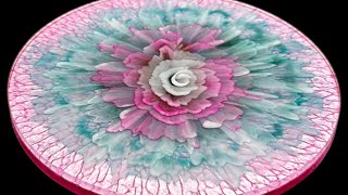 #105 Start Blooming Rose with a Crackle Back in Epoxy Resin Beginner Tutorial